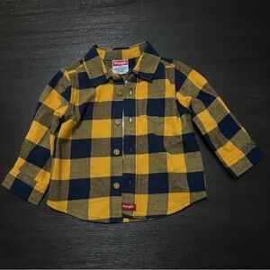 Wrangler Plaid Button-Down Shirt (12m)